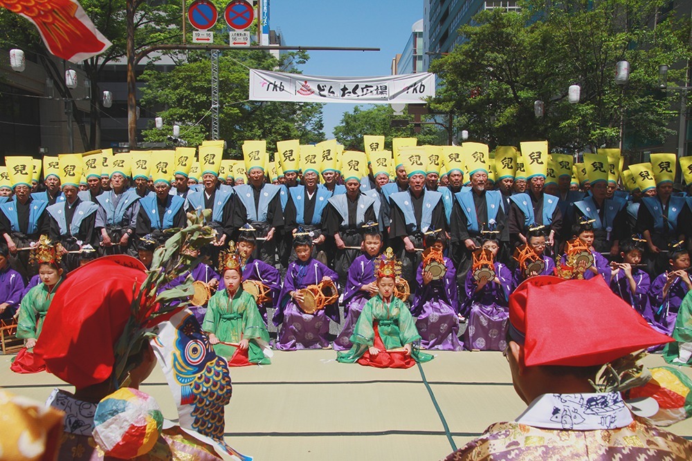 写真:第57回のどんたく広場の様子