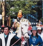 写真:男恵比須のパレード