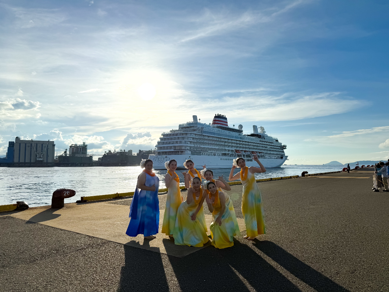 飛鳥IIIと記念写真