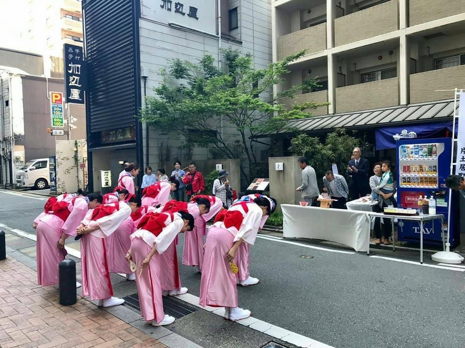 土居流での舞台後のご挨拶