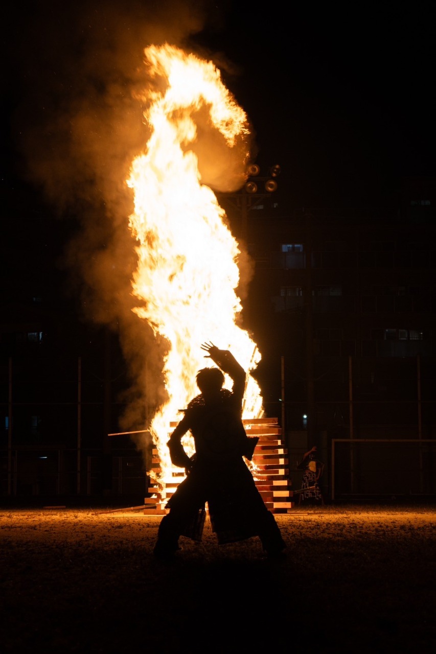 火祭の様子